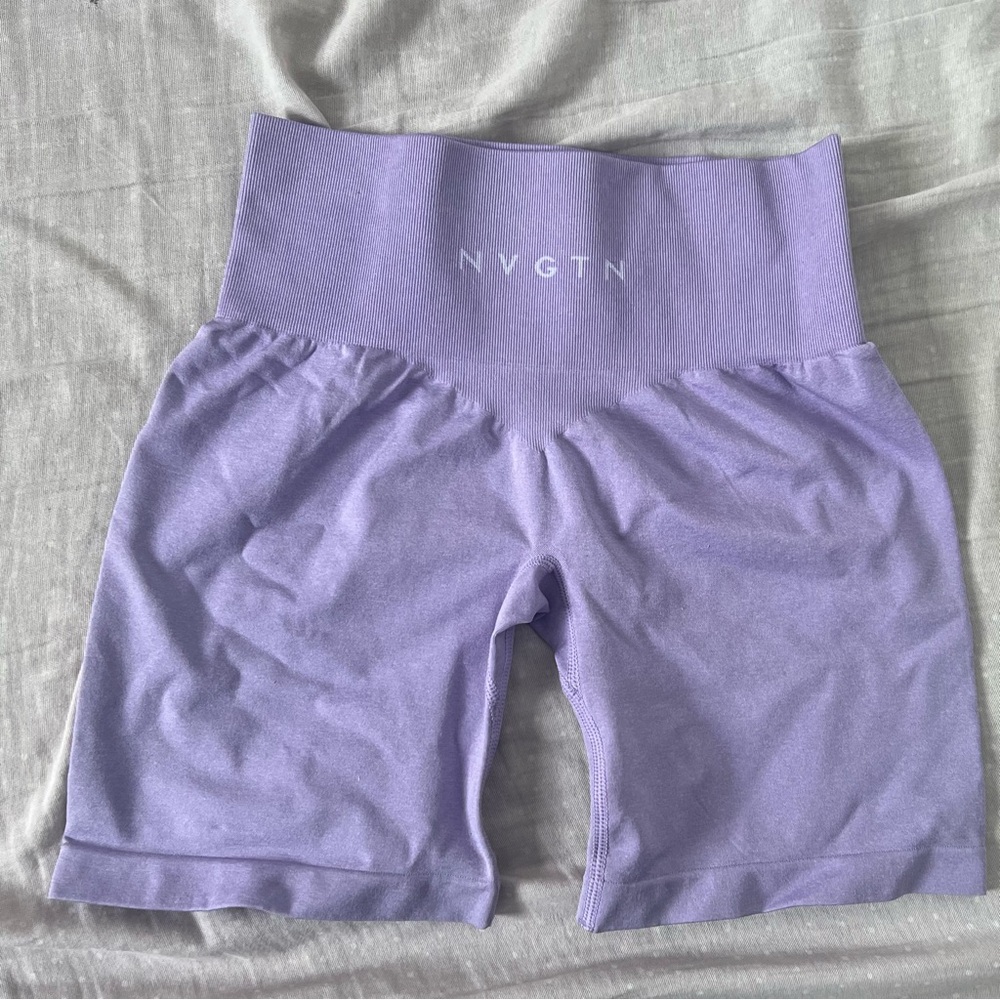 NVGTN Women's Purple Pro Seamless Shorts